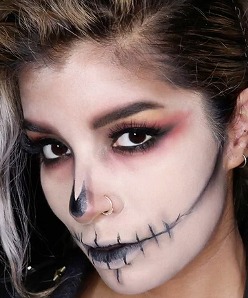 Blackout Skull Halloween Look from Urban Decay