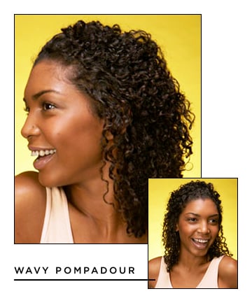 Easy Hairstyles for Long Hair: Wavy Pompadour