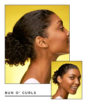Easy Hairstyles for Short Hair: Bun o' Curls