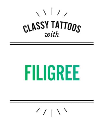 Tattoo Idea: Classic Filigree