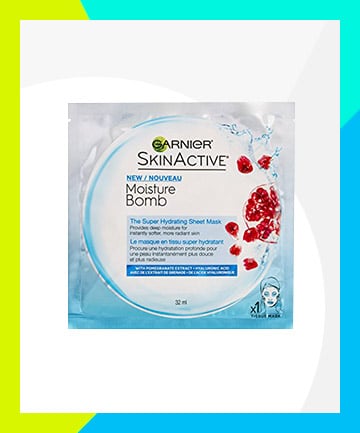 Garnier Fructis SkinActive Moisture Bomb The Super Hydrating Sheet Mask, $3.99 apiece
