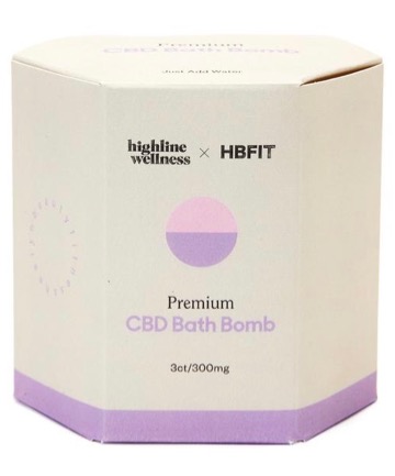 Highline Wellness x HBFIT CBD Bath Bomb, $15