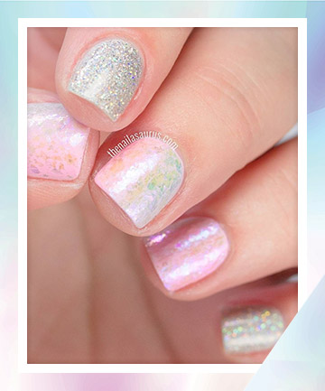 Opalescent Mermaid Nails
