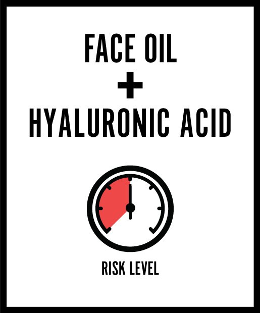 Face Oil + Hyaluronic Acid = Anti-Aging Bust