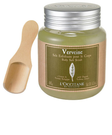 Best Body Scrub No. 13: L'Occitane Verbena Body Salt Scrub, $39