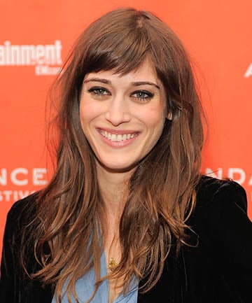 Lizzy Caplan's Signature Long Hair With Bangs