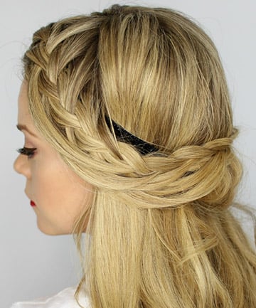 Tuck and Cover Half Looped French Braid 
