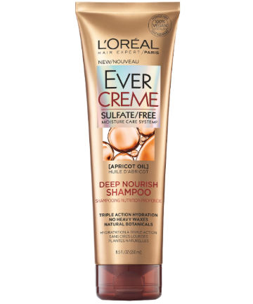Best Drugstore Shampoo No. 1: L'Oreal Paris EverCreme Sulfate-Free Nourishing Shampoo, , $6.79