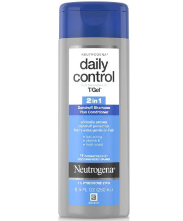 Best Drugstore Shampoo No. 9: Neutrogena T/Gel Daily Control 2-in-1 Dandruff Shampoo Plus Conditioner, $5.81