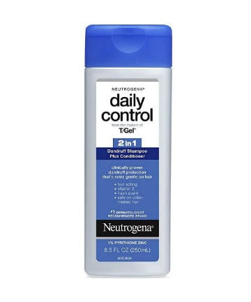 Best Dandruff Shampoo No. 10: Neutrogena T/Gel Daily Control 2-in-1 Dandruff Shampoo Plus Conditioner, $6.49
