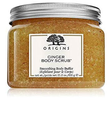 Best Body Scrub No. 6: Origins Ginger Body Scrub Smoothing Body Buffer, $40.50