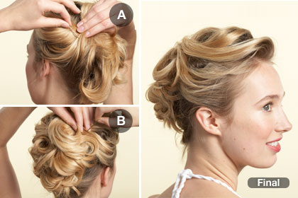 Pinned Coils, Picture Perfect Wedding Hairstyles - (Page 4)