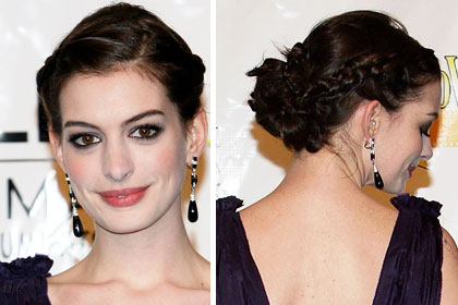 anne hathaway updos