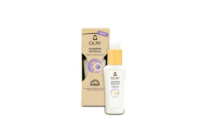 Face: Olay Complete Defense Daily UV Moisturizer, $14.99