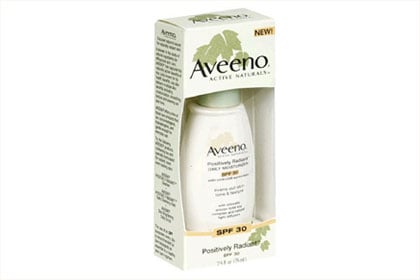 No. 11: Aveeno Positively Radiant Daily Moisturizer With SPF, $14