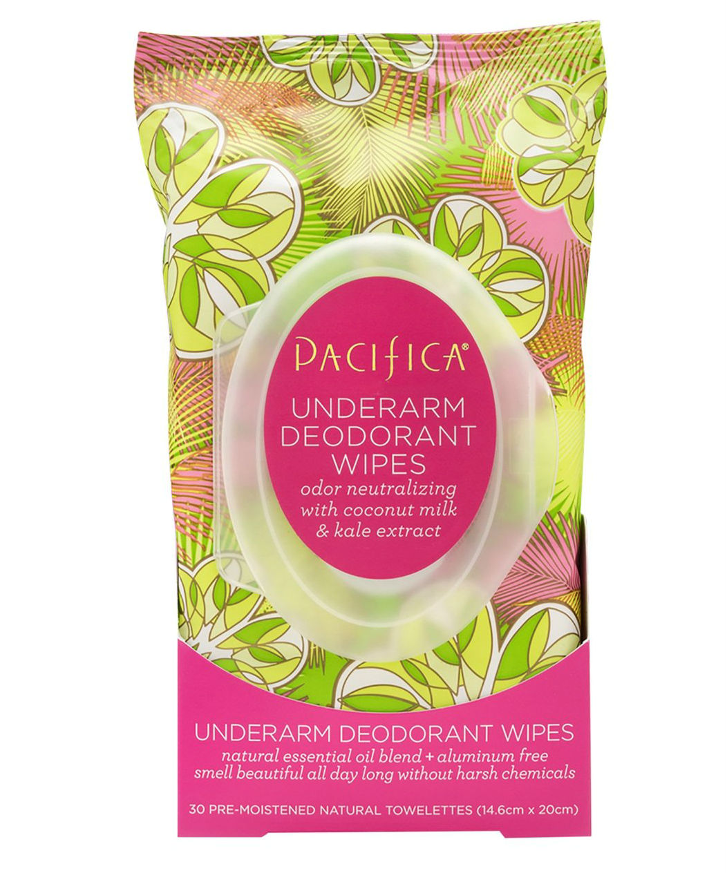 Pacifica Underarm Deodorant Wipes, $9