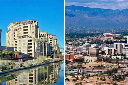 No. 4 (tie): Scottsdale and Tucson, Ariz.