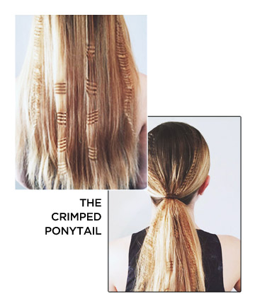 The Crimped Ponytail