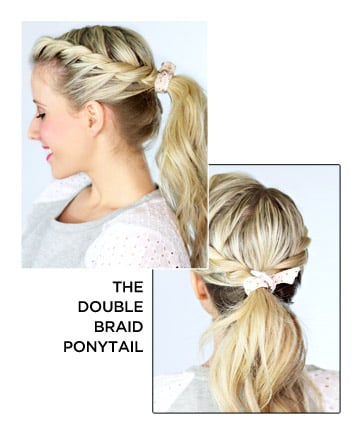 The Double Braid Ponytail