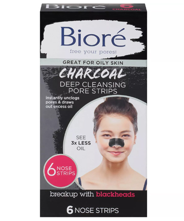 Biore Deep Cleansing Charcoal Pore Strips, $5.99 for 6