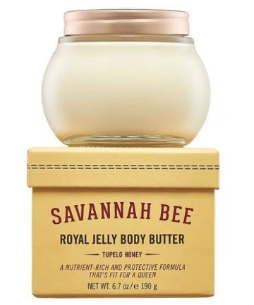 Savannah Bee Company Royal Jelly Body Butter Tupelo Honey, $26.90