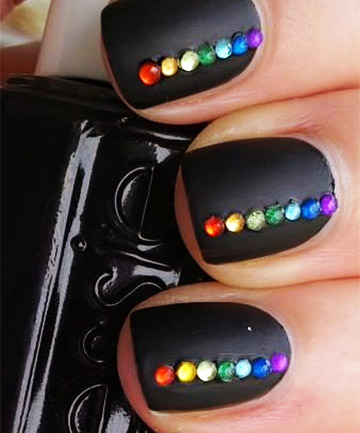 Rainbow Nails : Bejeweled Babe