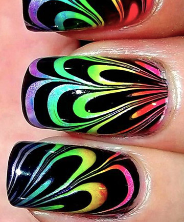 Rainbow Nails: Give It a Whirl 