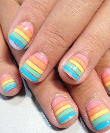 Rainbow Nails: Swell Pastels 
