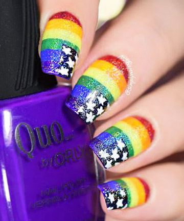 Rainbow Nails: Freedom Fingers 