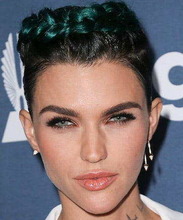 Ruby Rose's Blue-Green Hair in 2016