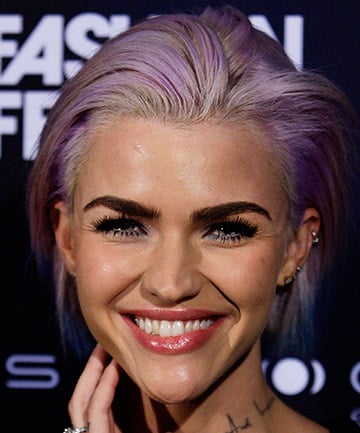 Ruby Rose's Purple Hair in 2013