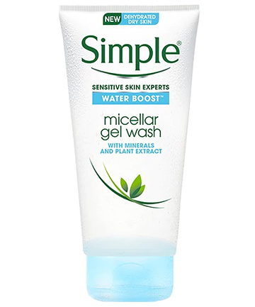 Simple Water Boost Micellar Cleansing Facial Gel Wash, $7.99