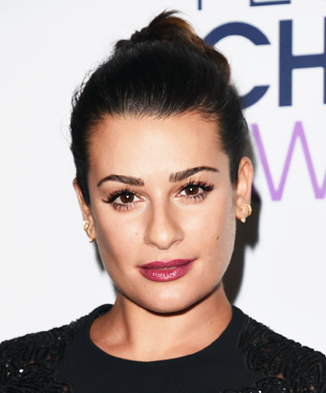 Look of the Day: Lea Michele's Berry Lip