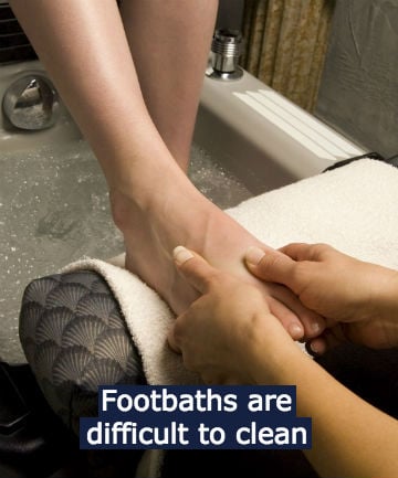 Footbaths Aren't Your Friend