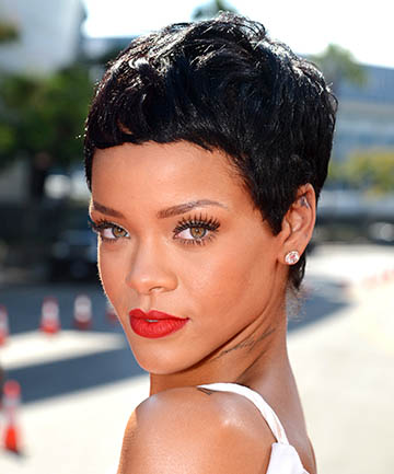Rihanna's Textured Pixie Cut 