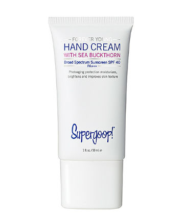 Anthropologie: Supergoop! Mini Forever Young Hand Cream with Sea Buckthorn, $12