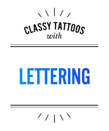 Tattoo Idea: Dainty Lettering