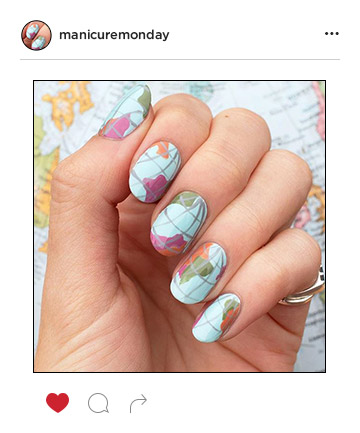 Mani of the Week: A Case of Wanderlust