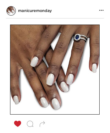 Mani of the Week: Winter White