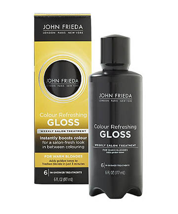John Frieda Colour Refreshing Gloss, $12.99