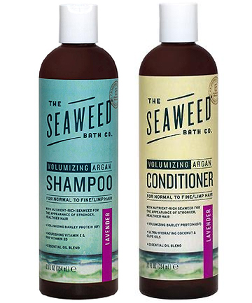 The Seaweed Bath Co. Lavender Volumizing Argan Shampoo + Conditioner