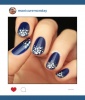 Mani of the Week: Starry Winter Nails