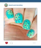 Mani of the Week: Neon Snowflakes