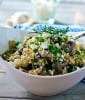 Cauliflower Rice With Mushrooms and Feta