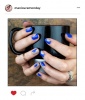 Mani of the Week: Blue Nails 