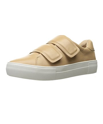 JSlides Adelynn Camel Leather Sneakers, $135