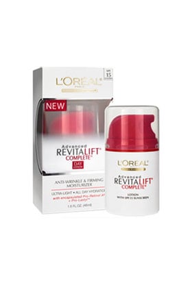 No. 22: L'Oreal Paris RevitaLift Complete Lotion SPF 15, $16.59