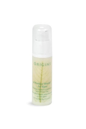 No. 19: Origins a Perfect World for Eyes Firming Moisture Treatment with White Tea, $30