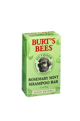 No. 3: Burt's Bees Rosemary Mint Shampoo Bar, $6