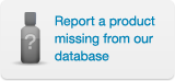 Report a product missing from our database